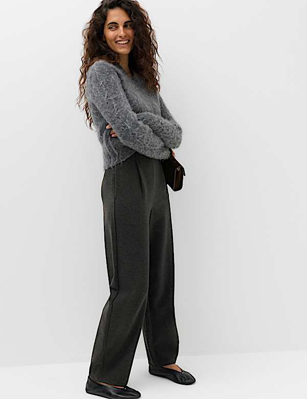 Pleated Barrel Leg Trouser - JO