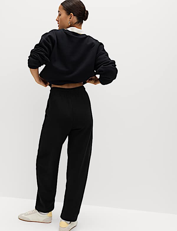 Cotton Rich Carrot Leg Ankle Grazer Joggers - ES