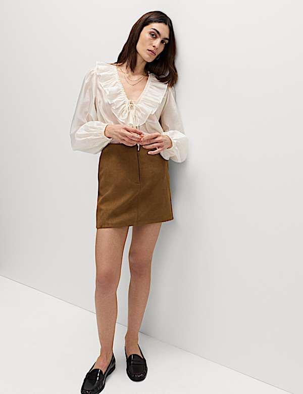 Mini-Glockenrock in Wildlederoptik - DE