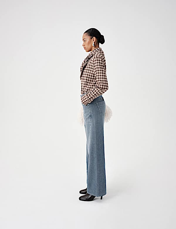 Twisted Seam Wide Leg Jean - CA