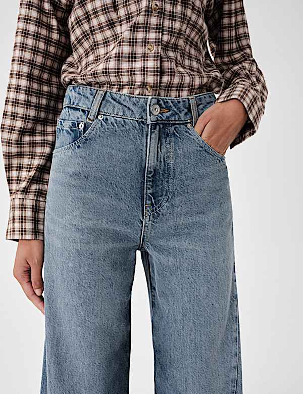 Twisted Seam Wide Leg Jean - CA
