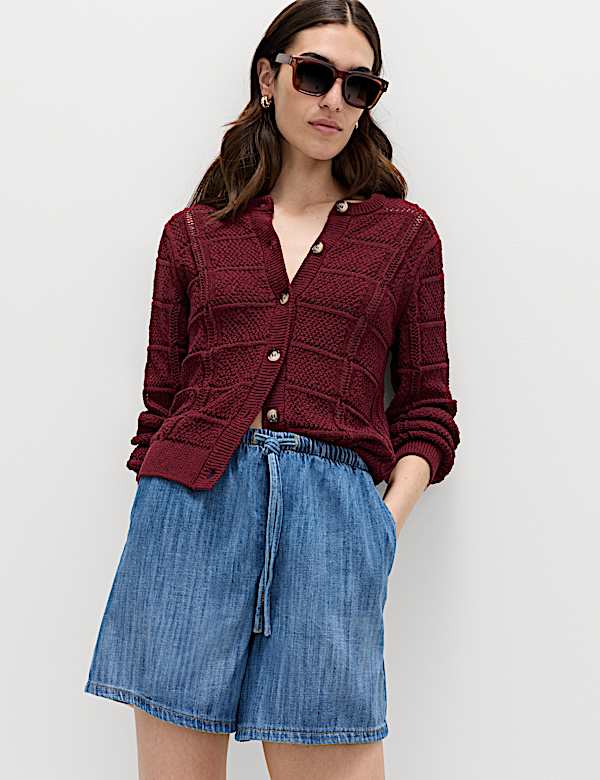 2pk Cotton Rich Pull On Denim Shorts - JO