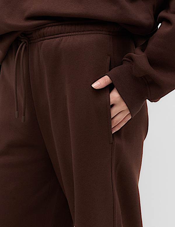 Cotton Rich Wide Leg Joggers - ES