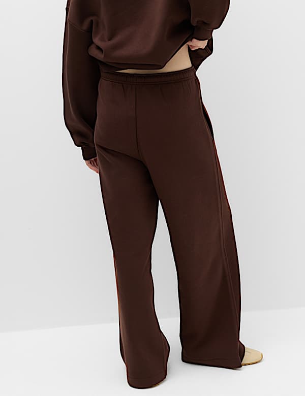 Cotton Rich Wide Leg Joggers - ES