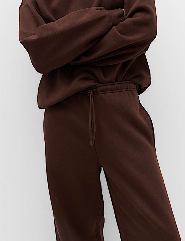 Cotton Rich Wide Leg Joggers - ES