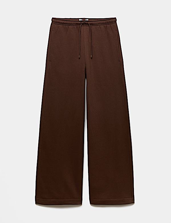 Cotton Rich Wide Leg Joggers - ES