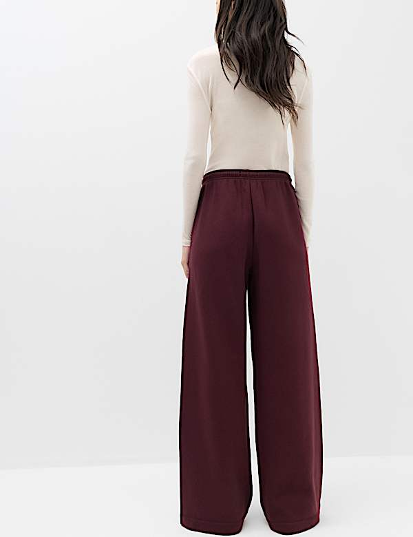 Cotton Rich Wide Leg Joggers