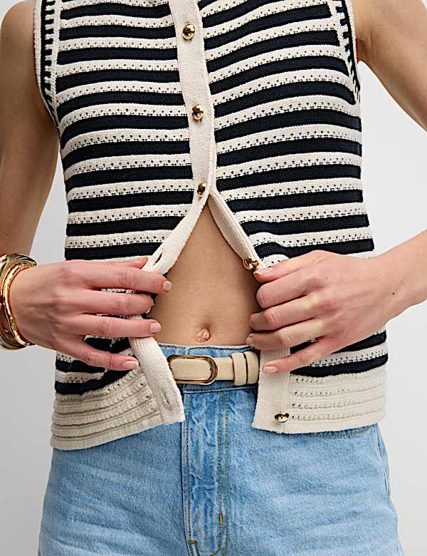 Zuiver katoenen denim bermuda - NL