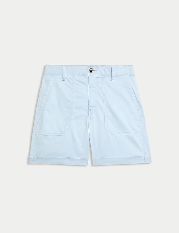 Cotton Blend Cargo Shorts - NL