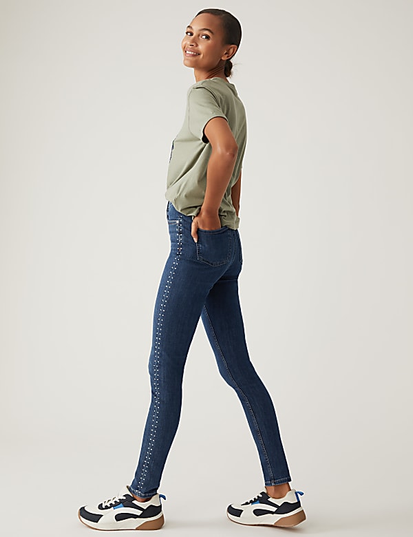 Ivy High Waisted Skinny Ankle Grazer Jeans