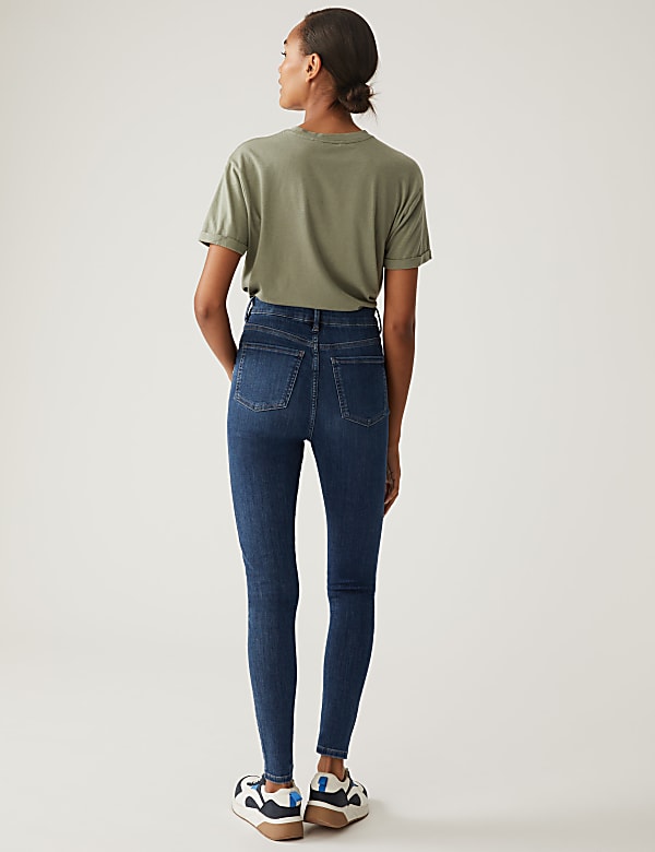 Ivy High Waisted Skinny Ankle Grazer Jeans