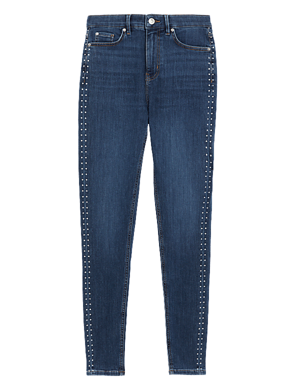 Ivy High Waisted Skinny Ankle Grazer Jeans