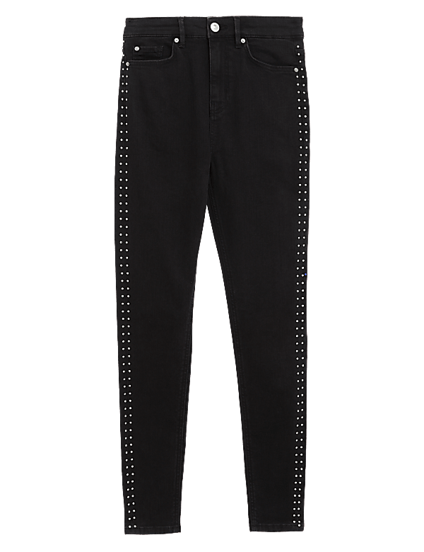 Ivy High Waisted Skinny Ankle Grazer Jeans
