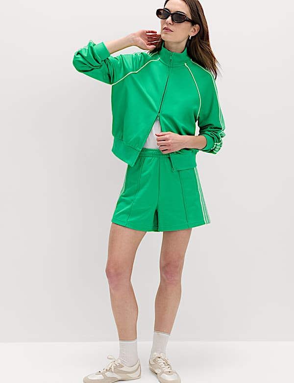 Cotton Rich Side Stripe Shorts