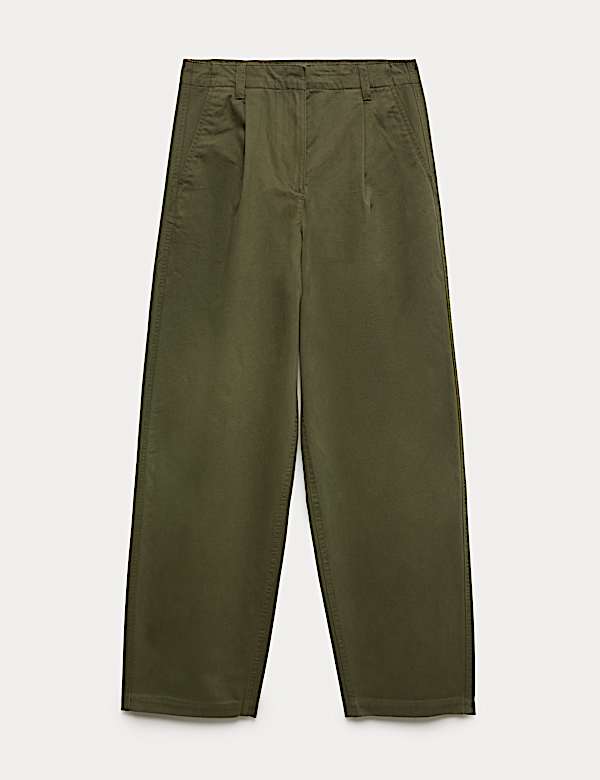 Pure Cotton Barrel Leg trouser - DK