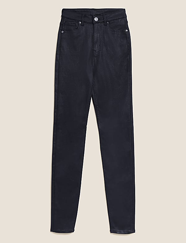 Ivy Shimmer Skinny Jeans with Stretch