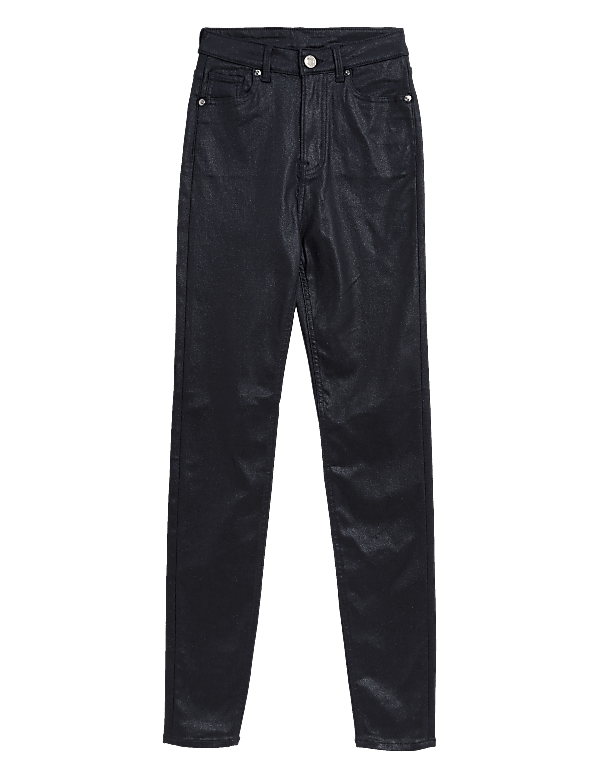 Ivy Shimmer Skinny Jeans with Stretch