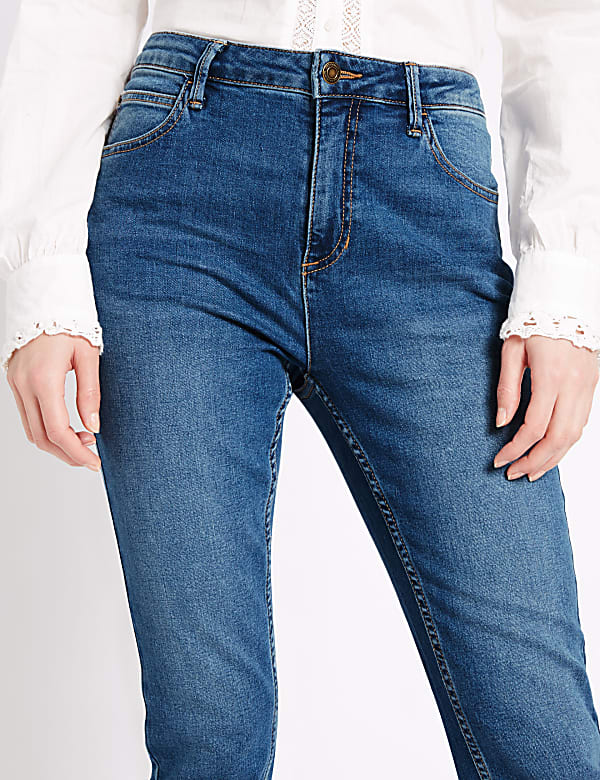Buy Mid Rise Cropped Super Skinny Leg Jeans at Marks Spencer