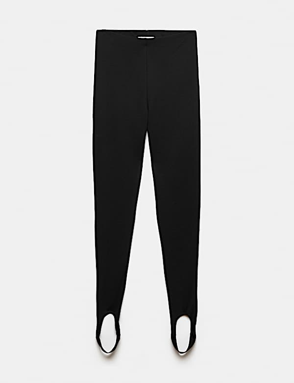 High Waisted Stirrup Leggings - NO