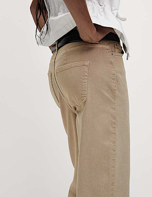 Mom High Waisted Colour Ankle Grazer Jeans - MV