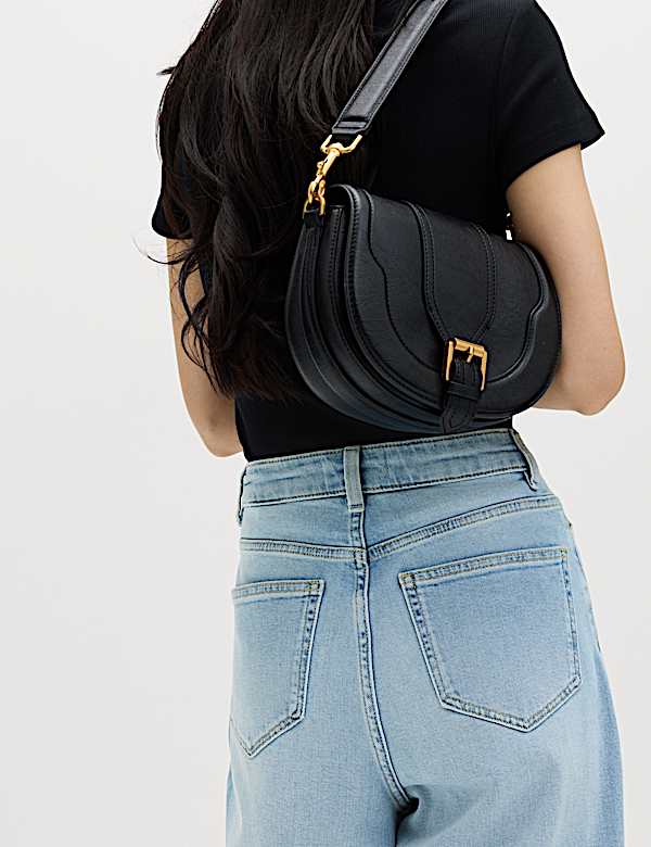 High Waisted Wide Leg Jeans - US