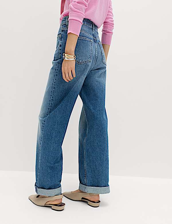 ג'ינס בויפרנד בגזרת ביניים ובאורך הקרסול - IL