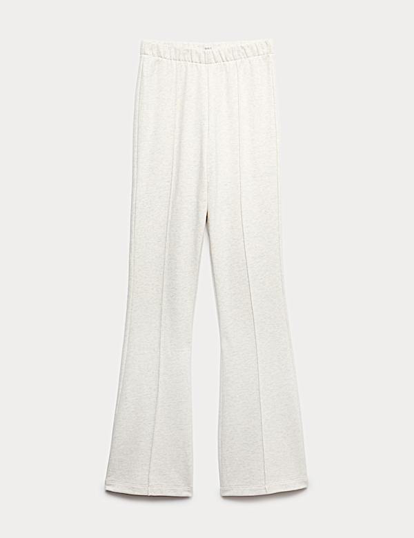 Ausgestellte Jogginghose aus reiner Baumwolle mit Nahtdetail - DE