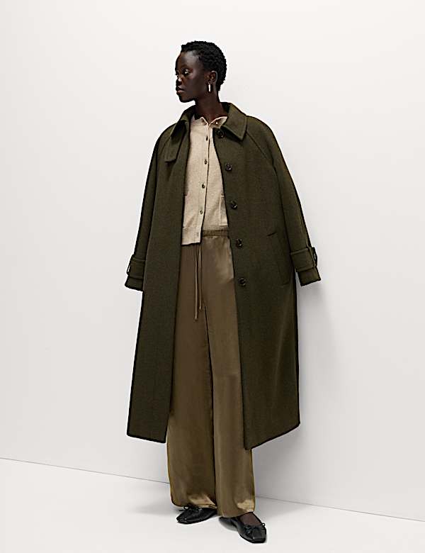 Satin Drawstring Wide Leg Trousers - AU