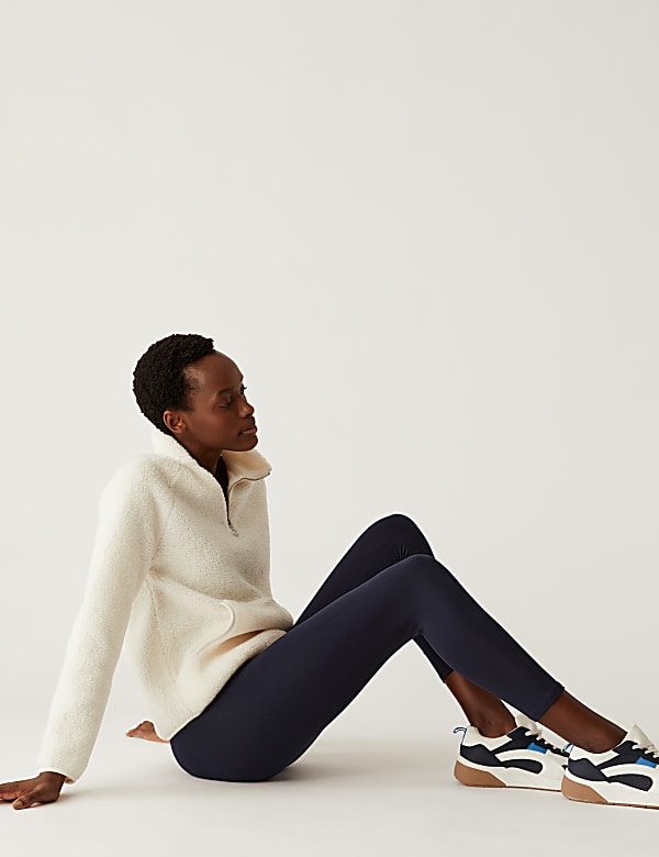 High Waisted Cropped Leggings - US