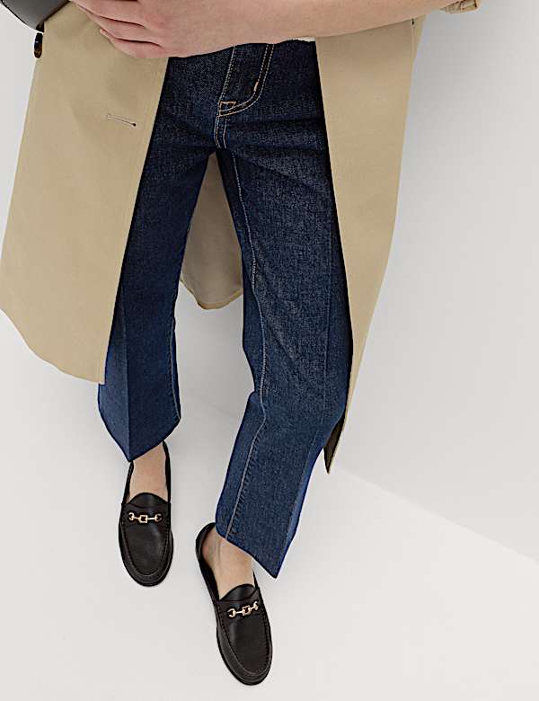 High Waisted Kickflare Cropped Jeans - AU