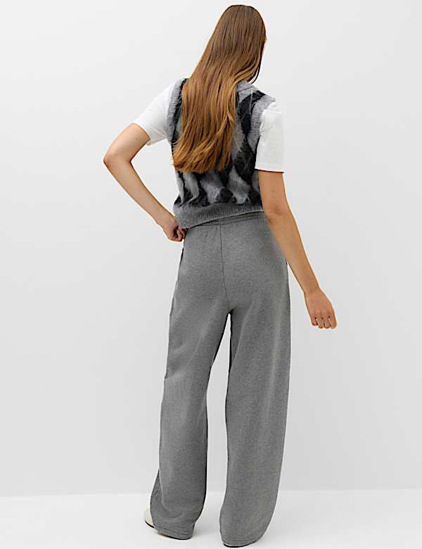 Pure Cotton Pintuck Barrel Leg Joggers - RS