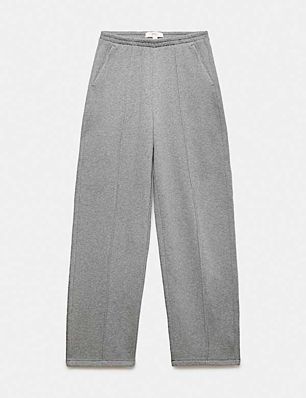 Pure Cotton Pintuck Barrel Leg Joggers - RS