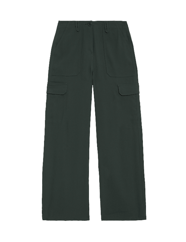 Cargo Wide Leg Trousers