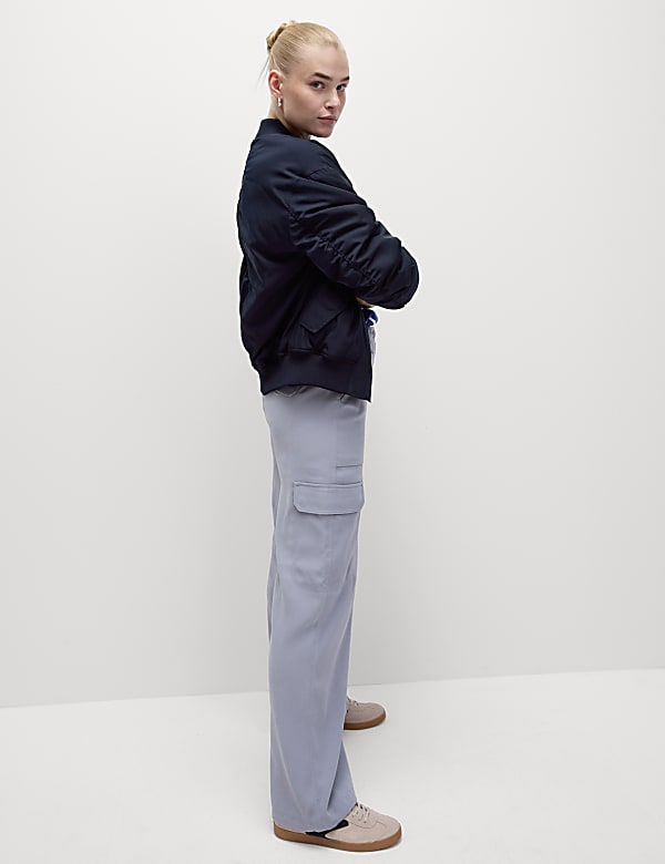Cargo Wide Leg Trousers