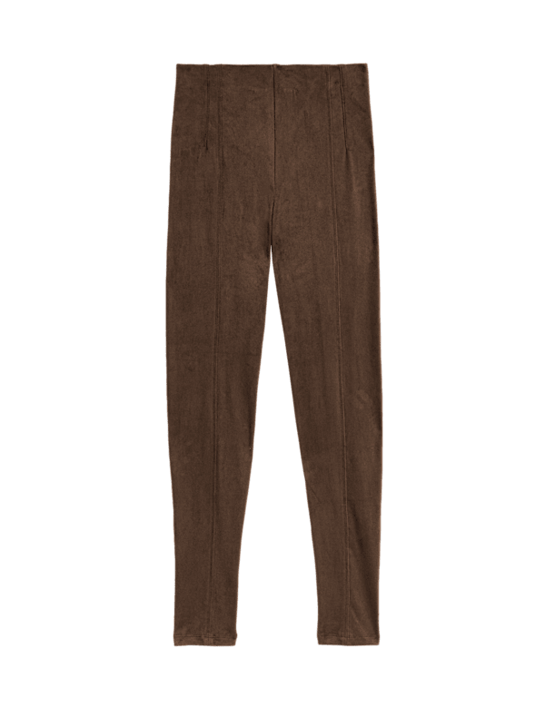 Suedette High Waisted Leggings