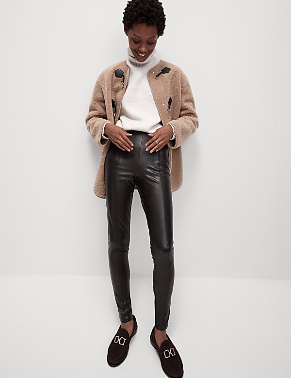 Buy Leather Look Leggings at Marks Spencer
