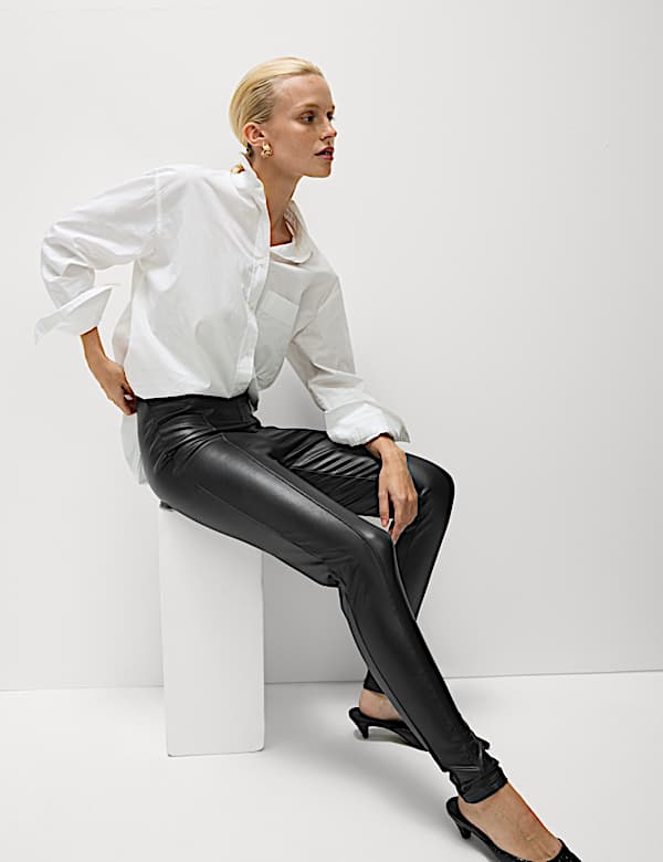 Leather Look Leggings - MX