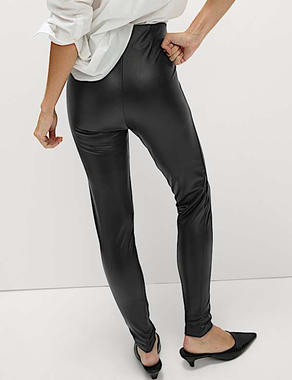 Leather Look Leggings