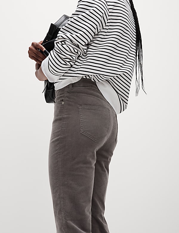 Cord Straight Leg Trousers