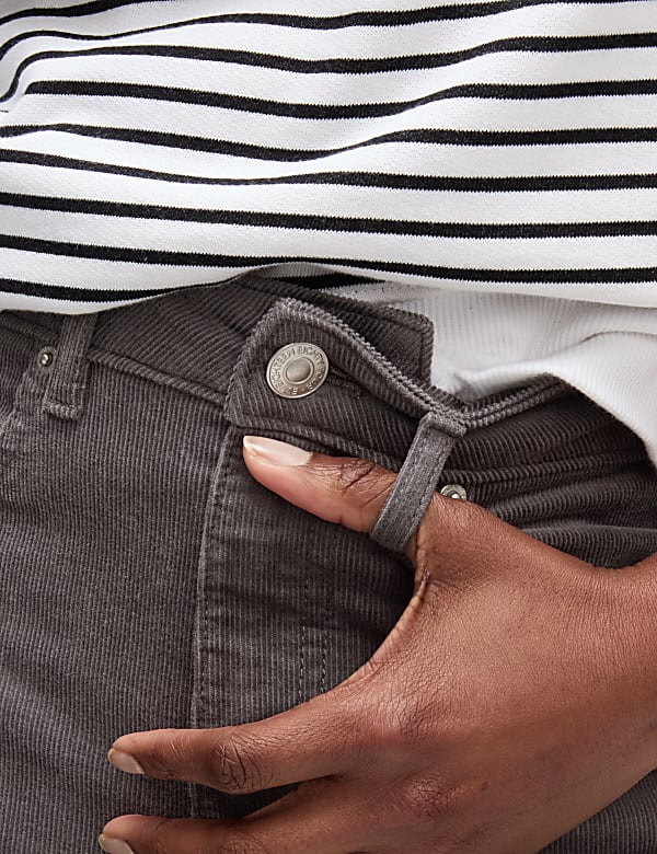 Cord Straight Leg Trousers