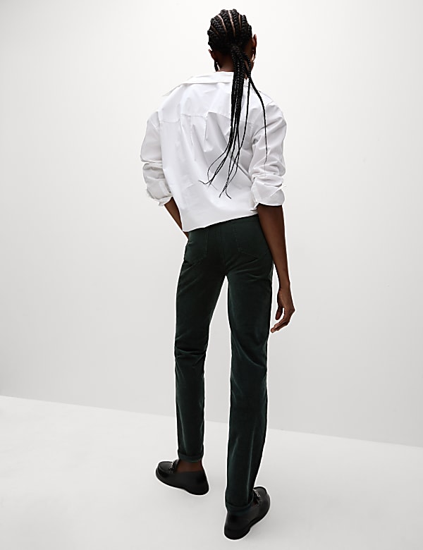 Cord Straight Leg Trousers