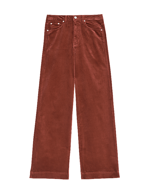 Cord Wide Leg Trousers