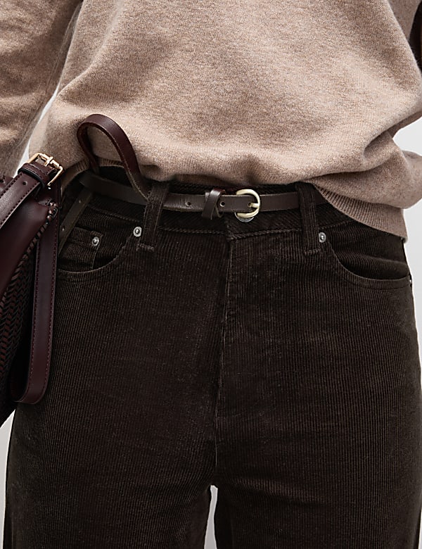 Cord Wide Leg Trousers