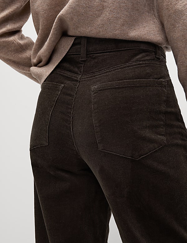 Cord Wide Leg Trousers