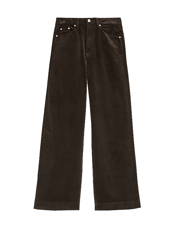 Cord Wide Leg Trousers
