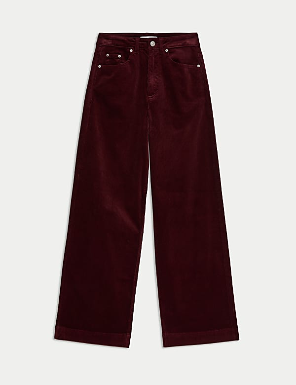 Cord Wide Leg Trousers - FR