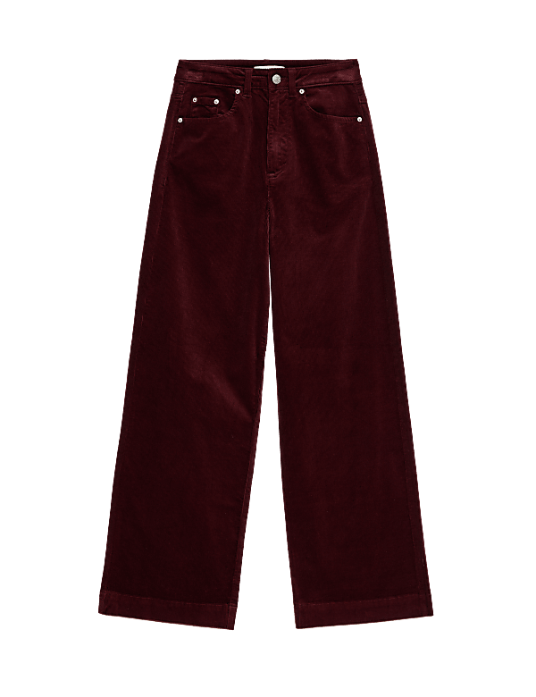 Cord Wide Leg Trousers
