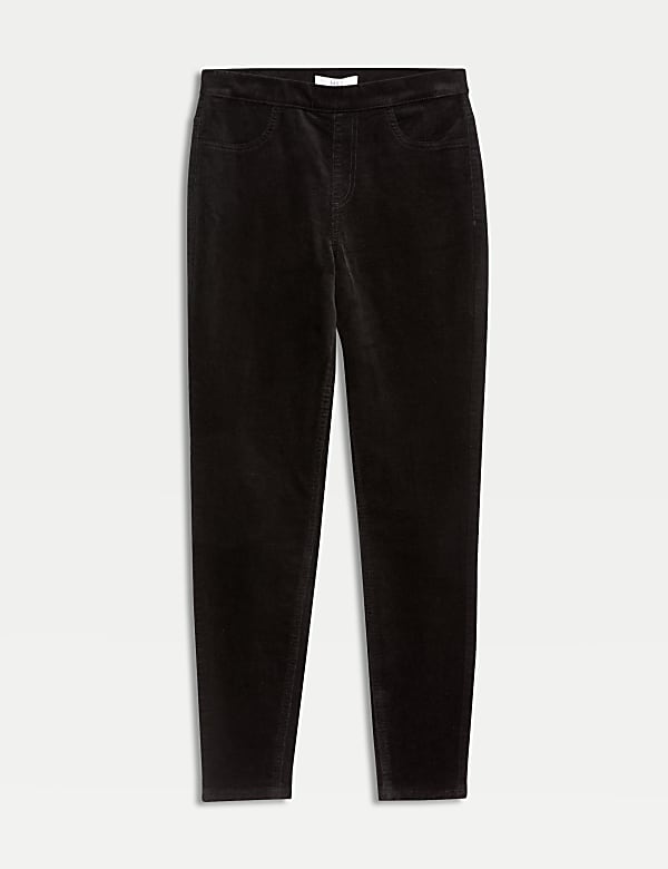 Cord High Waisted Jeggings - LT