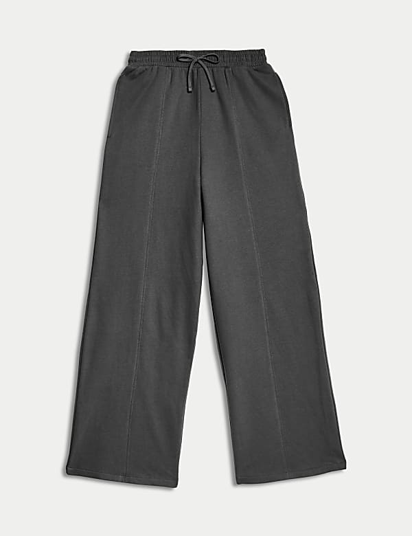 Pure Cotton Wide Leg Joggers - KG