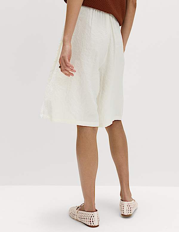 Short pliss&eacute; coupe longue - BE